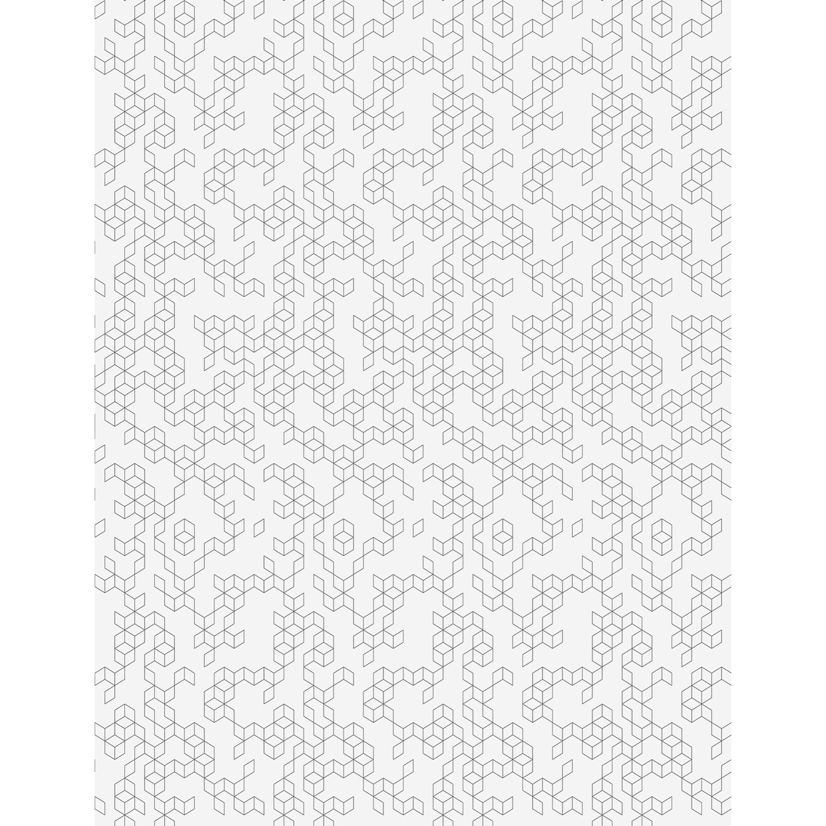 Papier peint carré blanc Intissé
