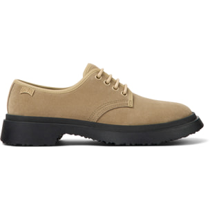 Zapatos de cordones - CAMPER Walden - Beige - Piel de ante