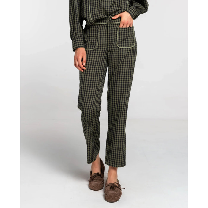 Pantalón largo con cremallera