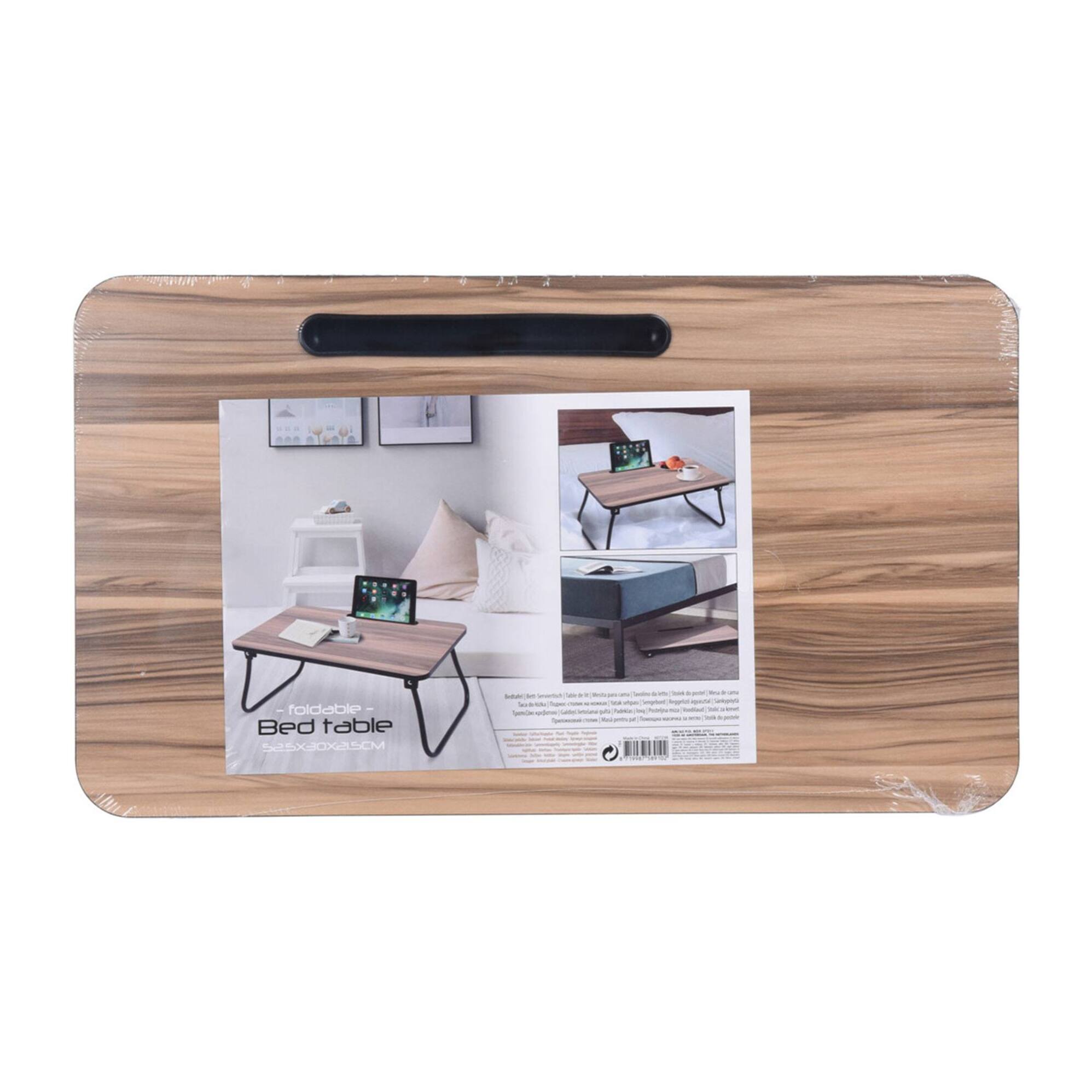 Well home bandeja portátil para la cama en mdf y melamina 53x30,5x5cm