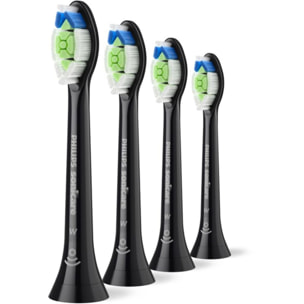 Brossette dentaire PHILIPS Sonicare lot de 4 -  HX6064/88 white Optimal