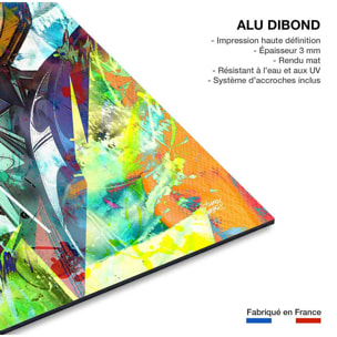 Tableau pop art goldorak graff  Tableau alu Dibond