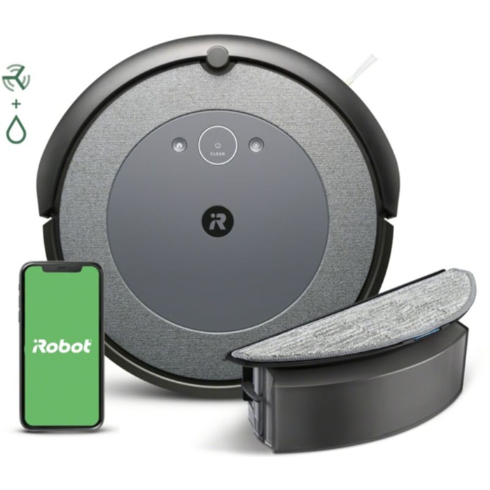 Robot Aspirateur Laveur IROBOT Roomba Combo i5