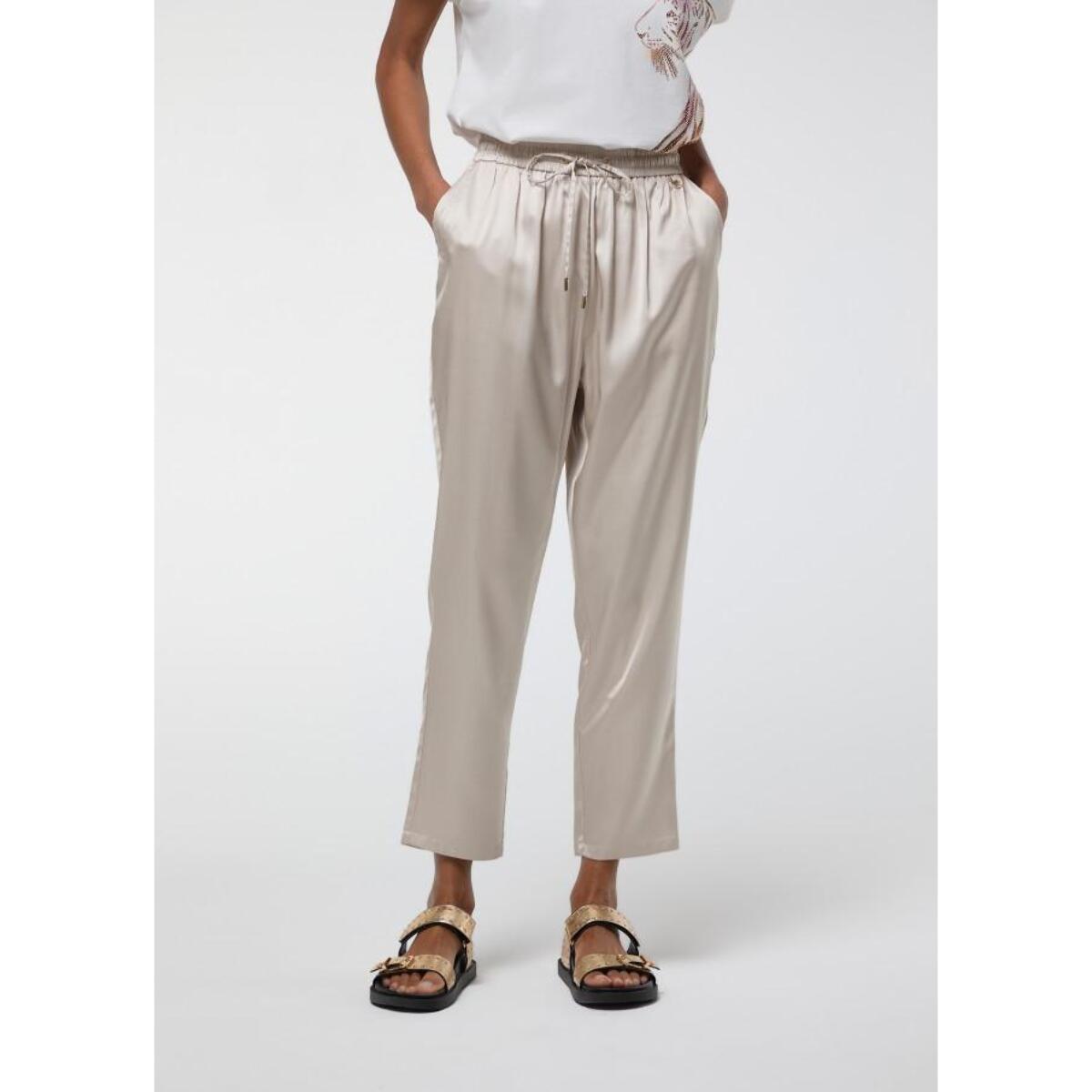 Vita elastica da jogger in raso