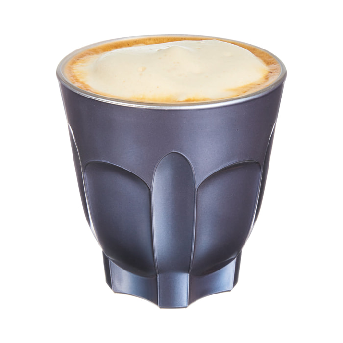 6 tazas de vidrio 24 cl azules Flashy - Luminarc