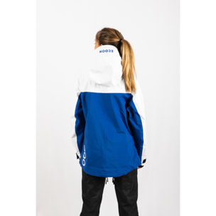 Chaqueta ECOExplorer Jacket Women marca ECOON - Azul / Blanco