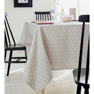Nappe Rectangulaire 'Scandinave' - Beige
