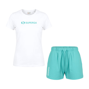 Completo Donna SUPERGA Cotone Jersey Manica Corta