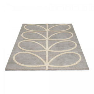 Tapis salon et chambre fait à la main en laine motif seventies YOZA