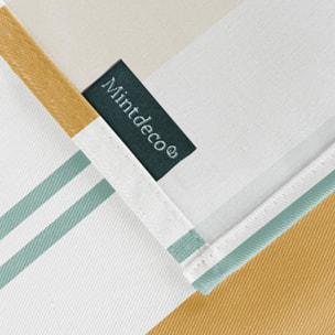 Nappe imprimée anti-tâches JUNIPER JAUNE