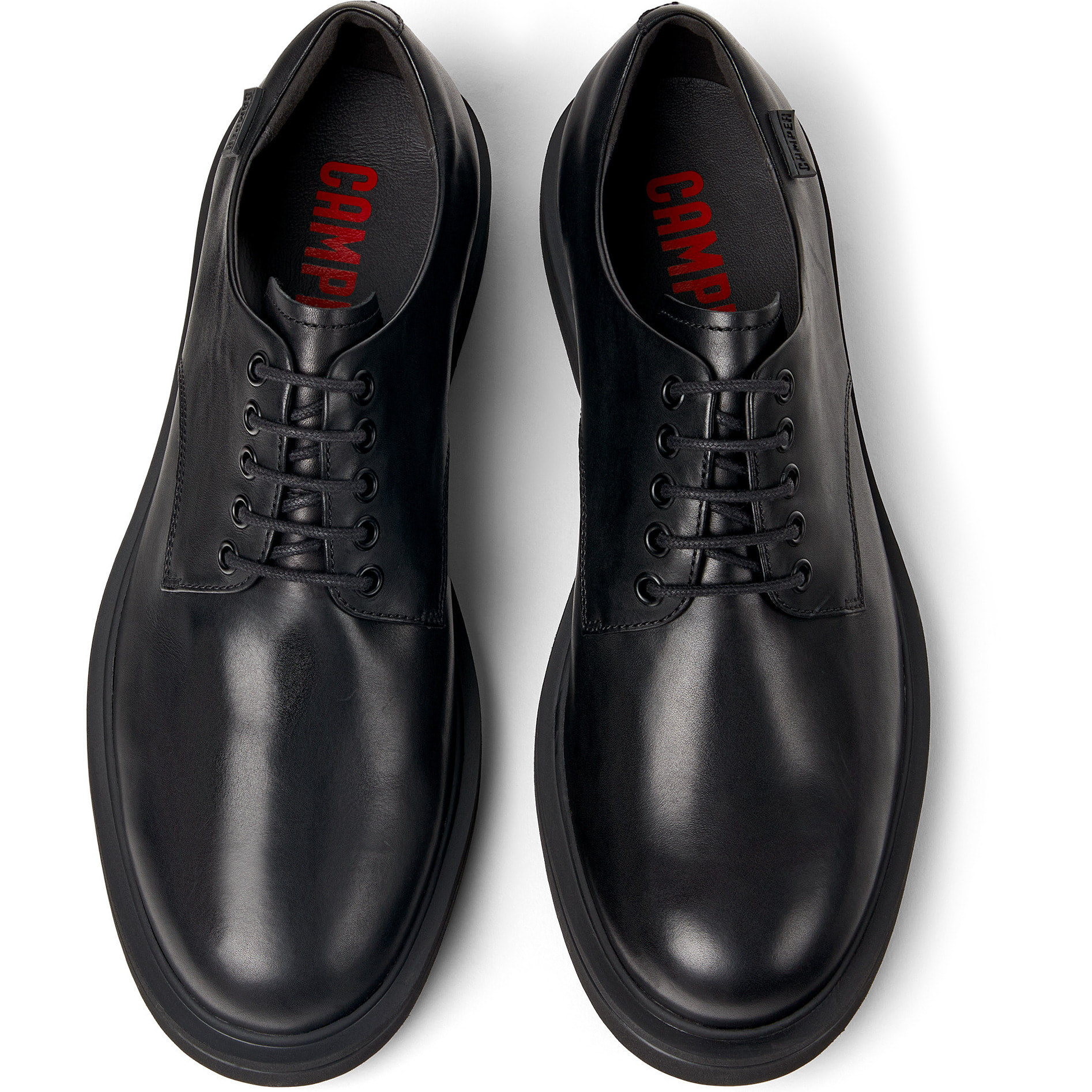 Scarpe stringate - CAMPER Norman - Nero - Pelle liscia