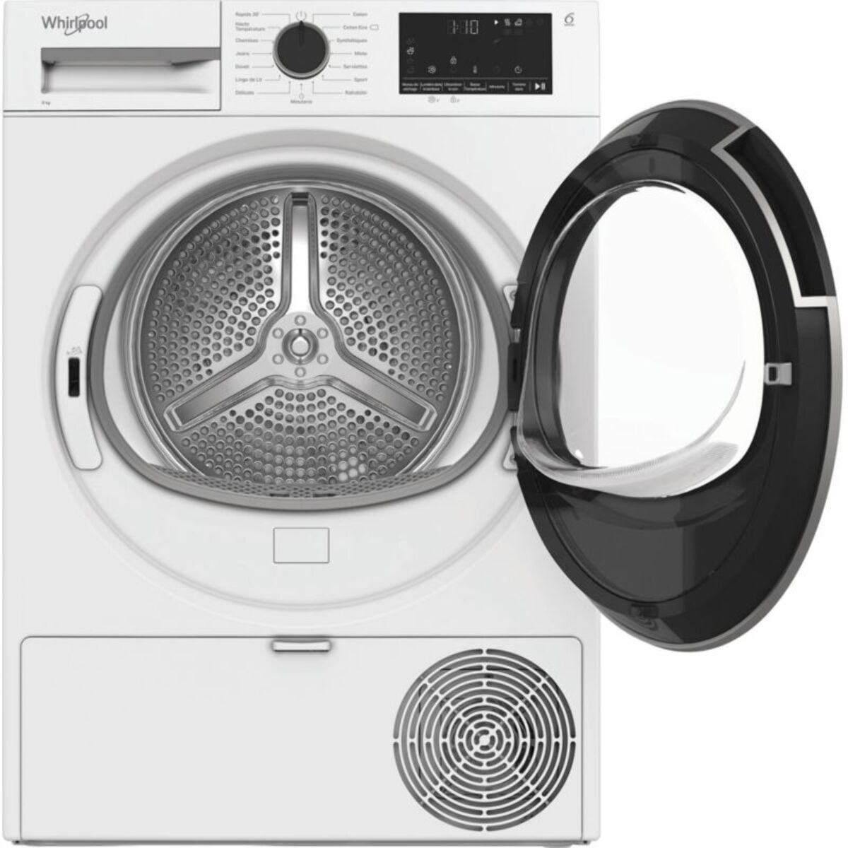 Sèche linge pompe à chaleur WHIRLPOOL CWSD83MWBSFR
