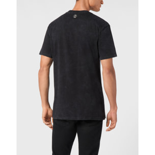 PHILIPP PLEIN Camiseta de cuello redondo y manga corta RACING