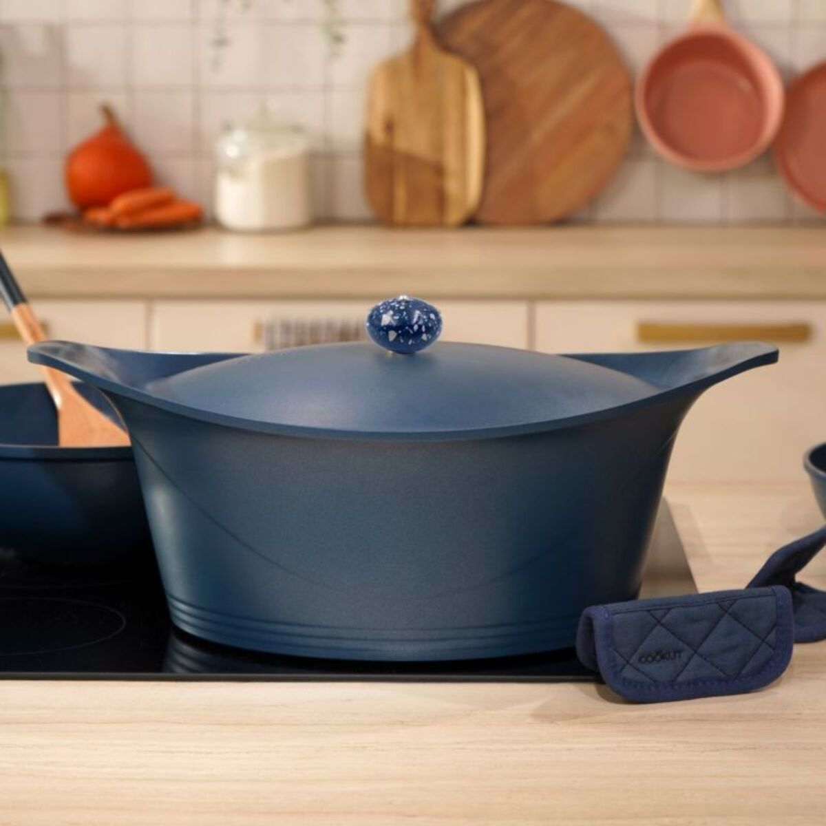 Cocotte COOKUT Coffret L'incroyable 33cm Myrtille