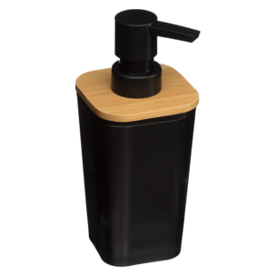 Dispensador de jabón negro natureo