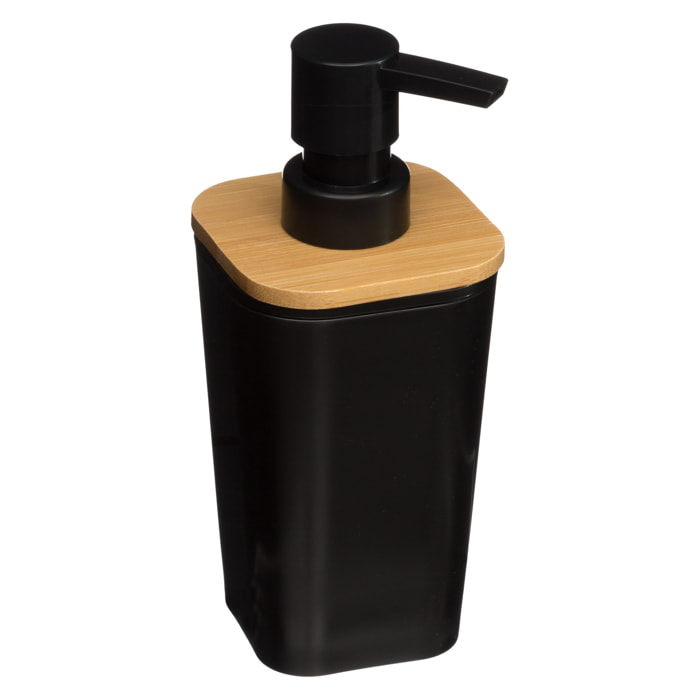 Dispensador de jabón negro natureo