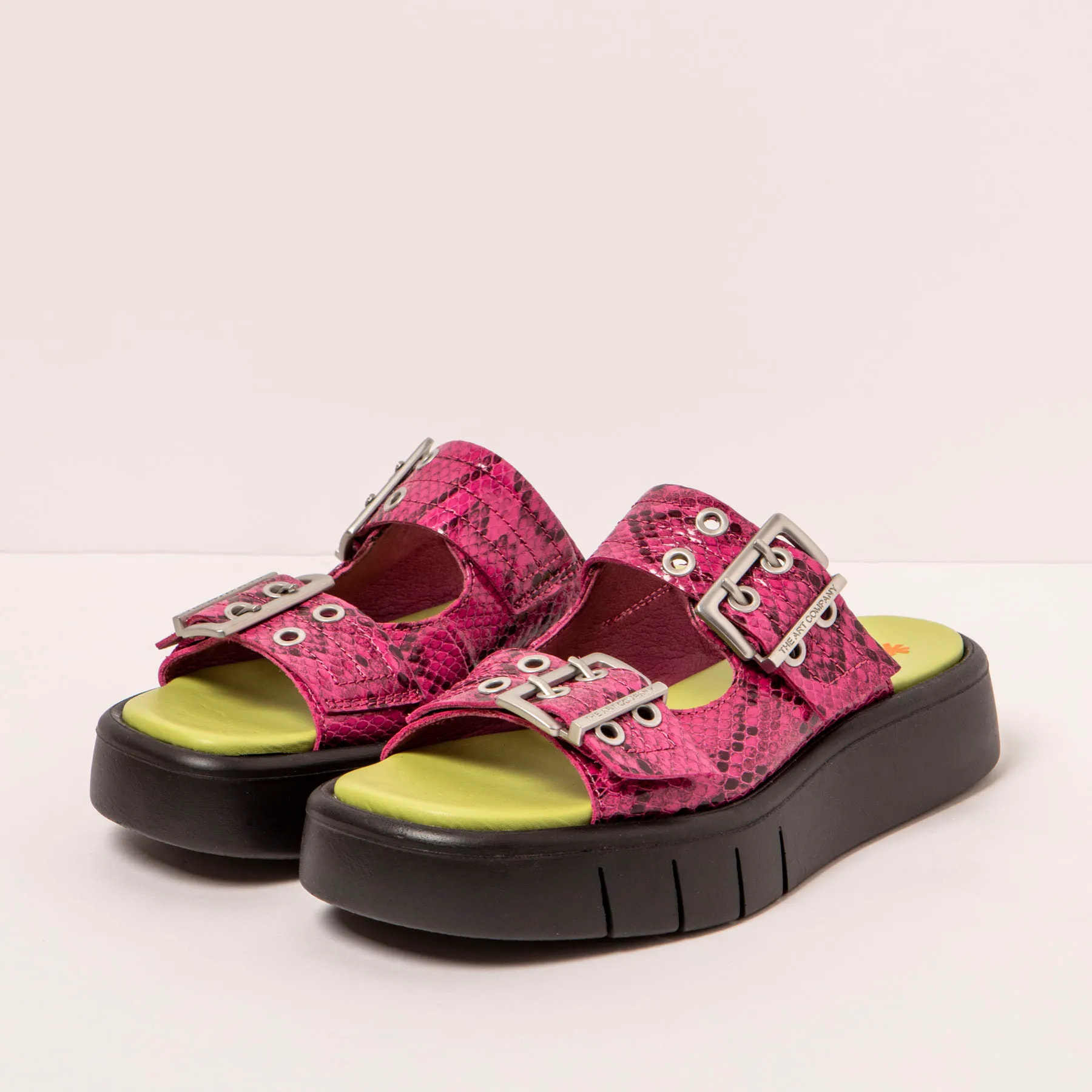 Sandalias 1858 SNAKE FUXIA/ MALAGA color Fuxia