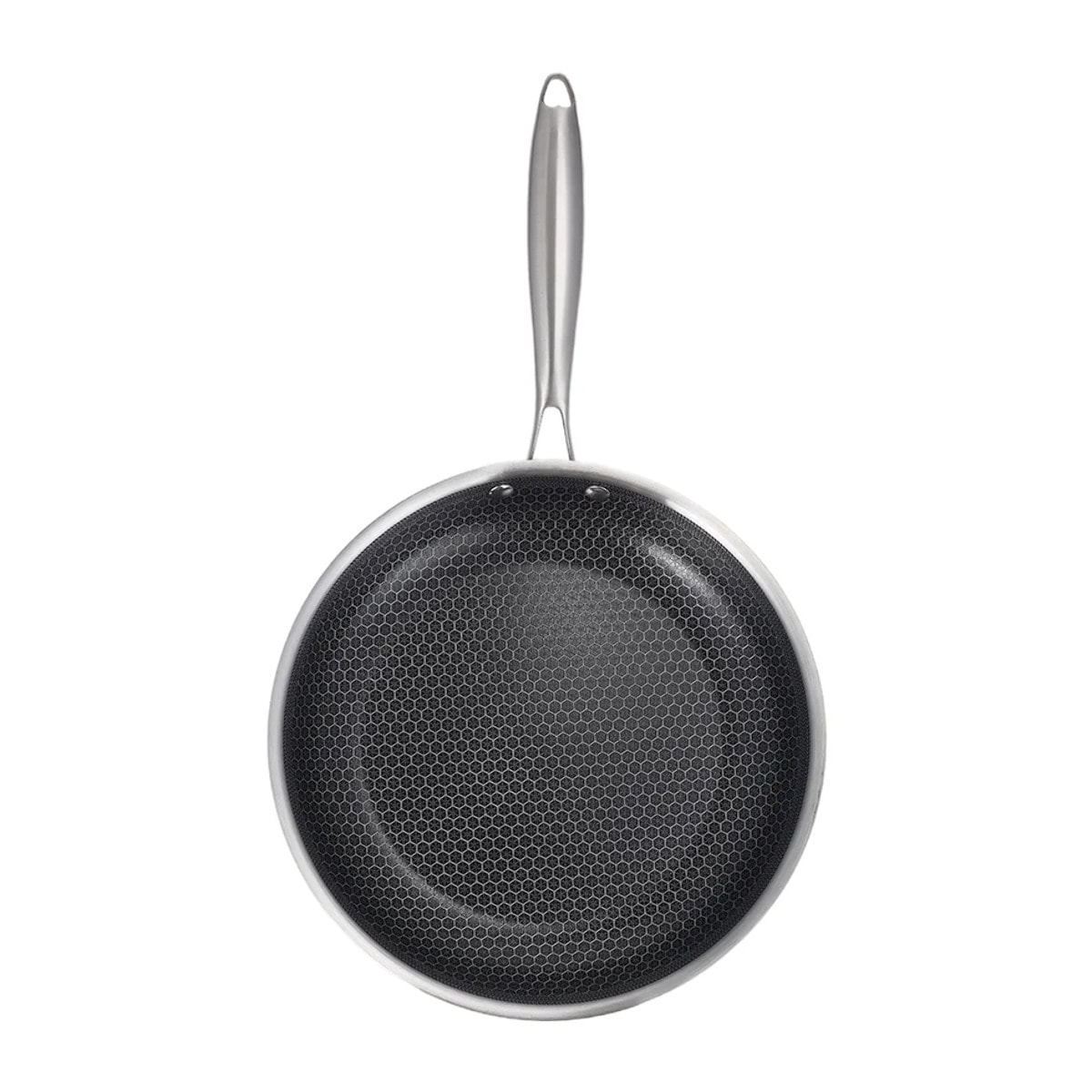 Poêle en inox avec fond triplex