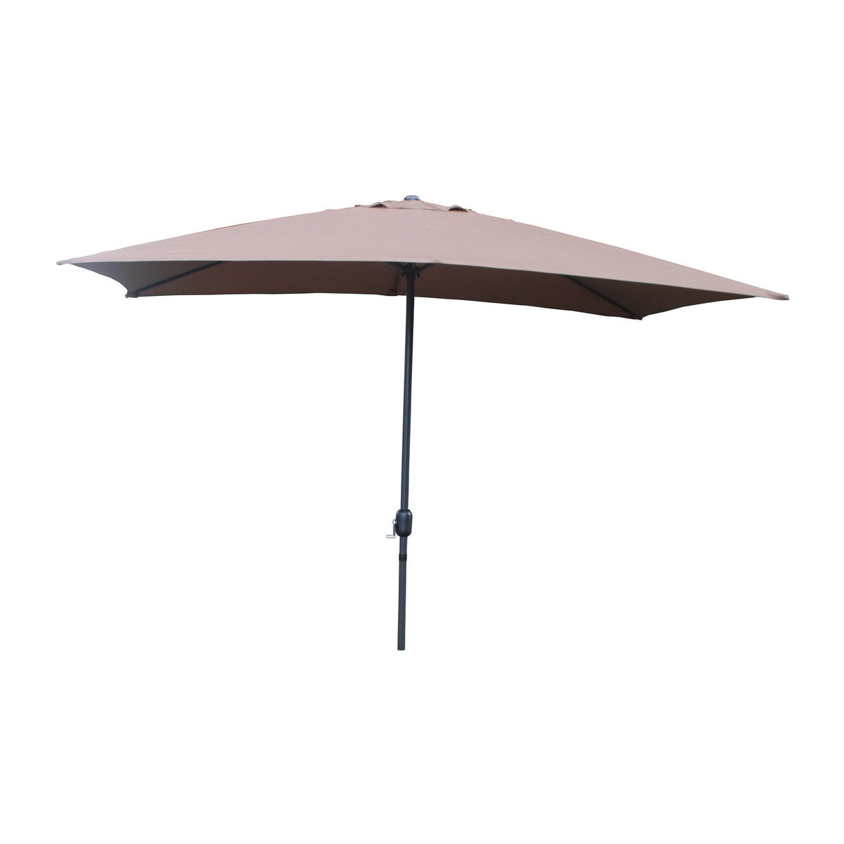 Parasol  marron  rectangle 2,93 x 1,93 m LIGURIA