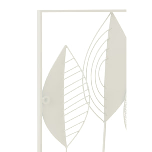 J-Line décoration murale Feuilles - métal/bambou - mix - large