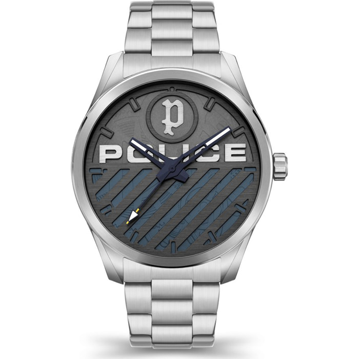 Reloj Police PEWJG2121404 Hombre Analogico Cuarzo con Correa de Acero inoxidable