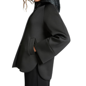 Elena Mirò - Chaquetón de tejido scuba - Negro
