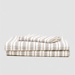 Set di lenzuola in cotone 100% alrubia verde secco