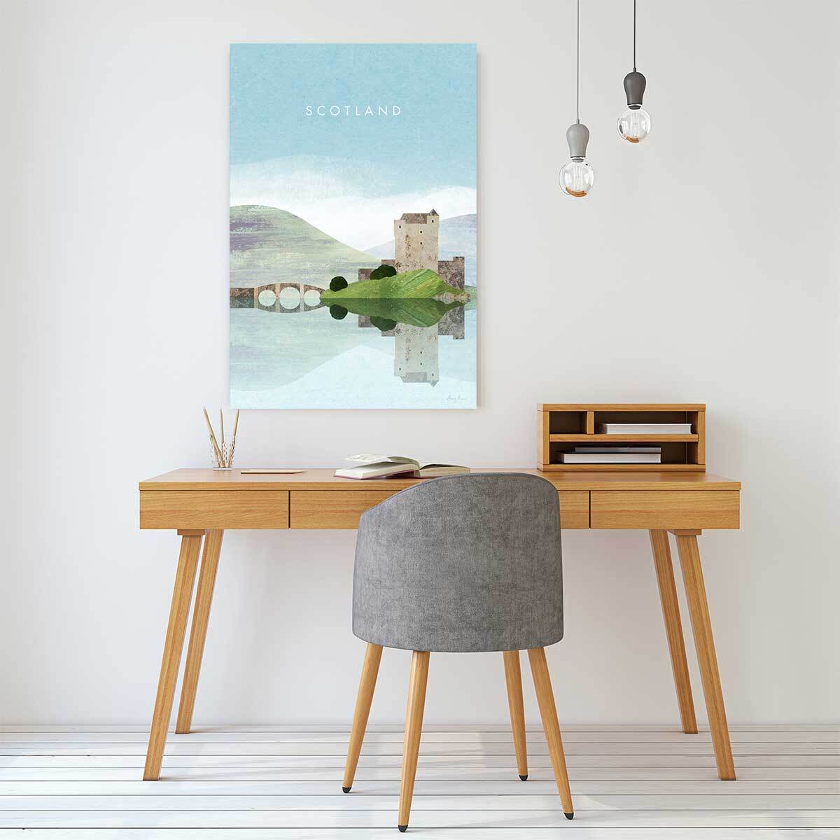 Tableau paysage ecosse  Tableau plexiglas