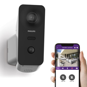 Caméra extérieure motorisée et connectée + autotracking - WelcomeEye View - Philips - 531050 -