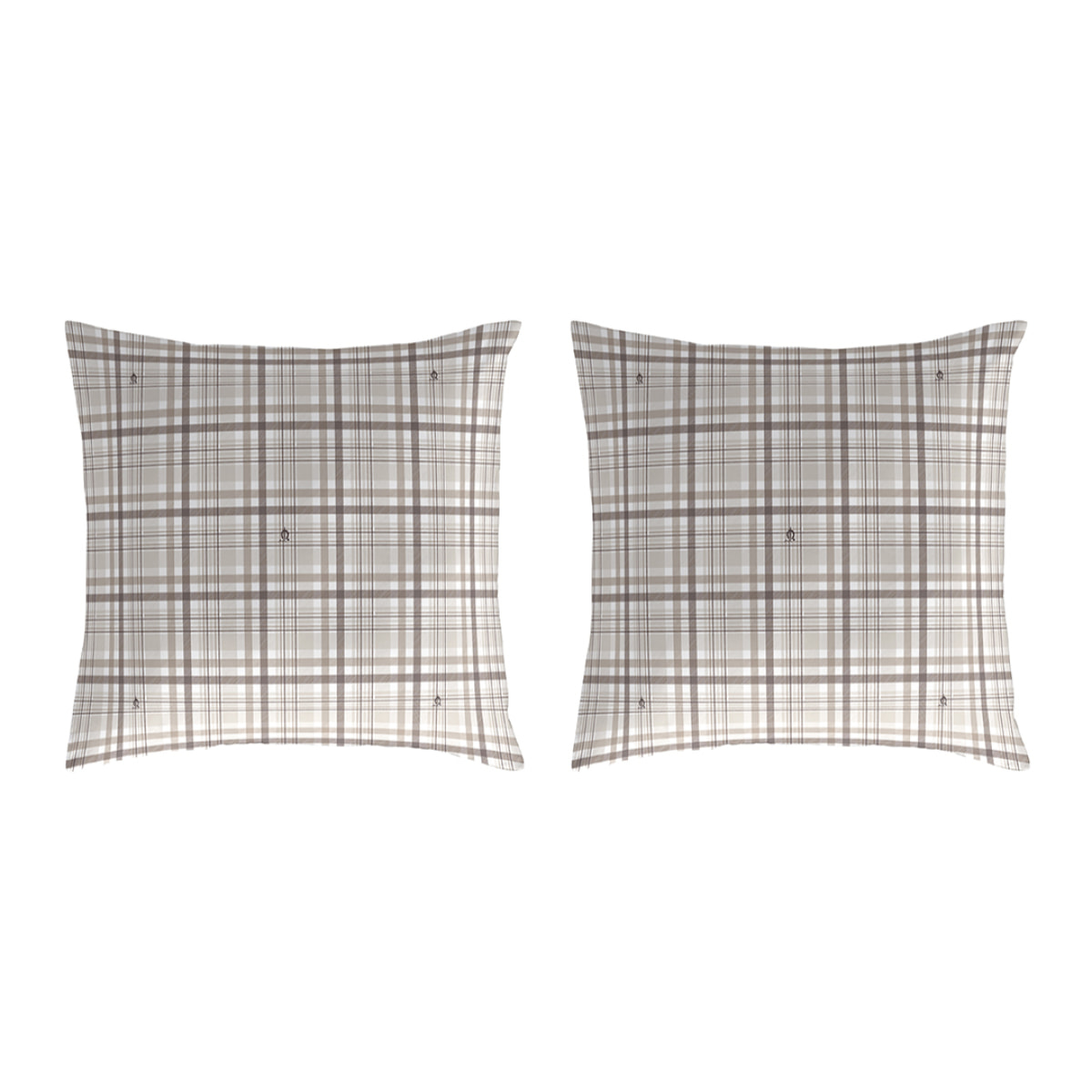 2 Fundas de almohada El Caballo 50x50 cm HERAKLER Lino - 100% algodón -