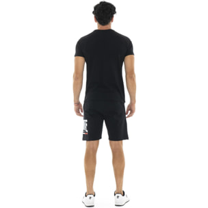 Completo set da uomo composto da t-shirt e pantaloncini vintage Leone Basic