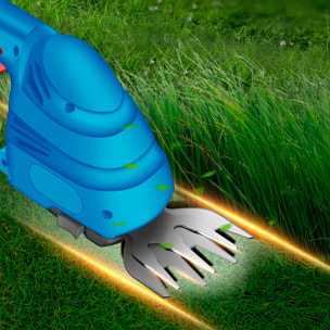 tagliasiepi elettrico con 1350 rpm e manico allungato.