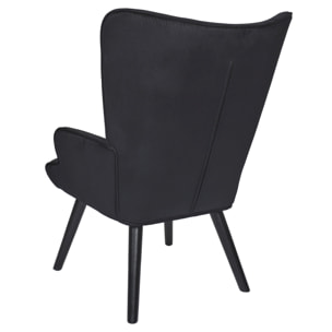 Fauteuil De Salon Giulia Noir