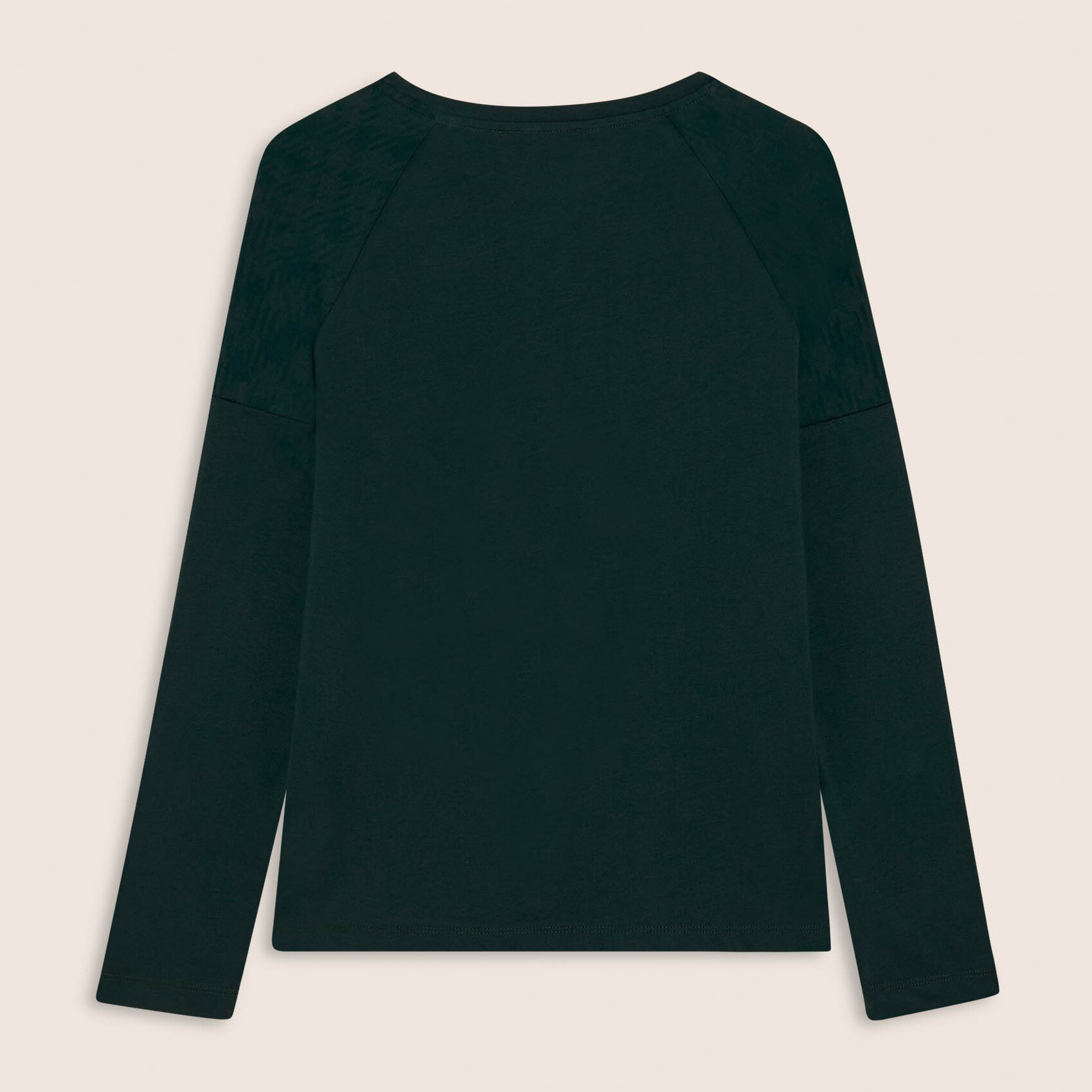 T-shirt manica lunga con fondo asimmetrico