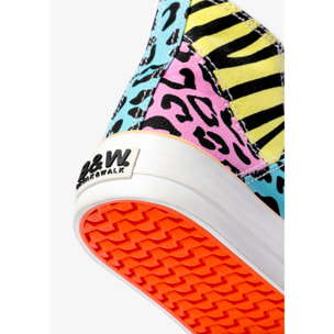 Zapatillas Deportivas Plataforma con Detalles en Multicolor