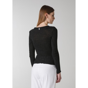 DEHA - Maglia BOUCLE' BOATNECK SWEATER in Acrilica per donna