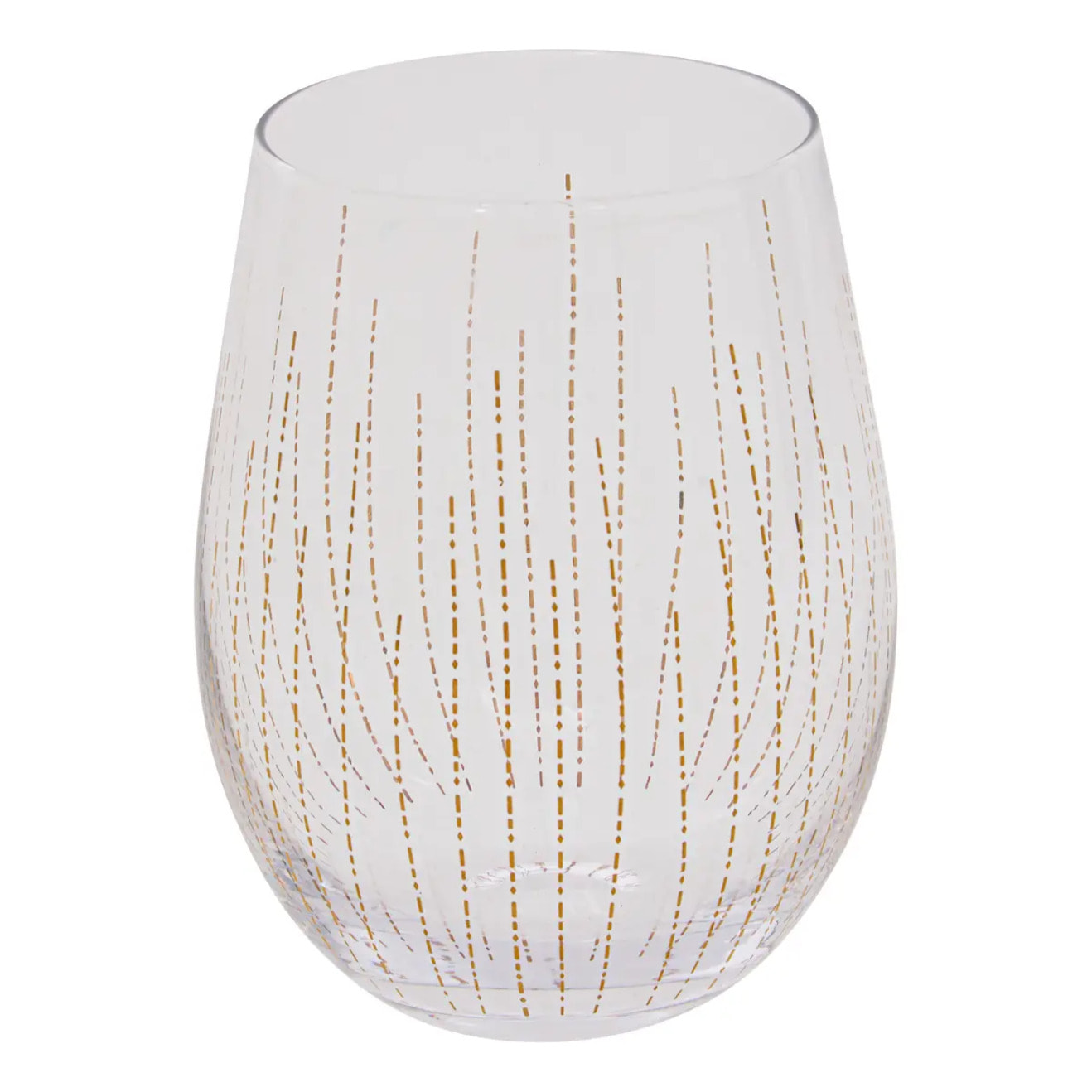 Lot de 4 gobelets Lunis 54cl doré