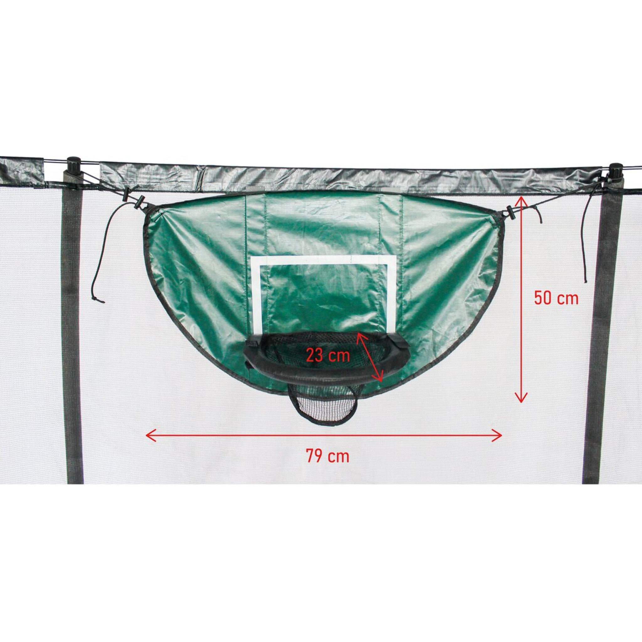 Panier de basket universel pour trampoline "Loopy" - Vert