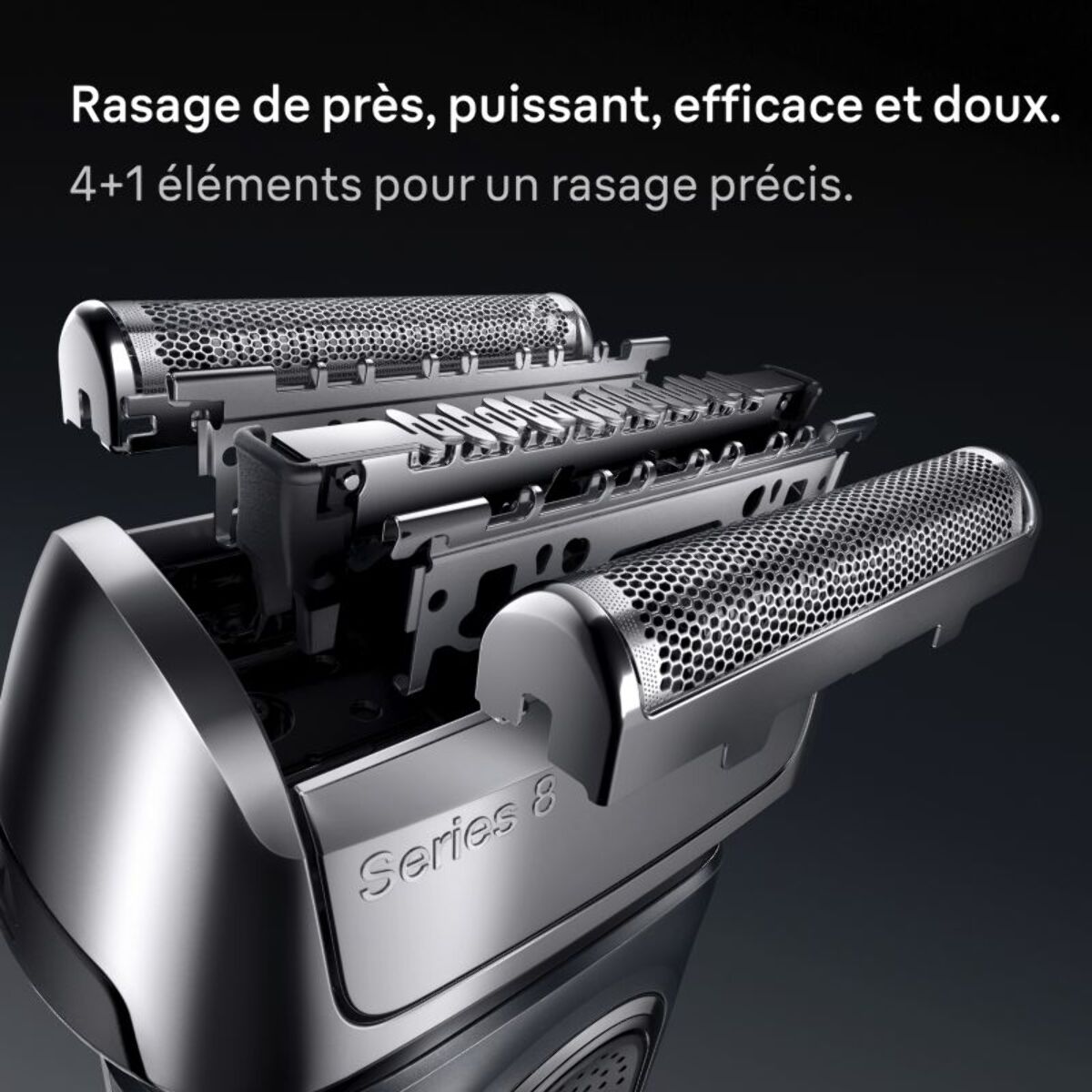 Rasoir électrique BRAUN Series 8 8663cc Clean&Charge