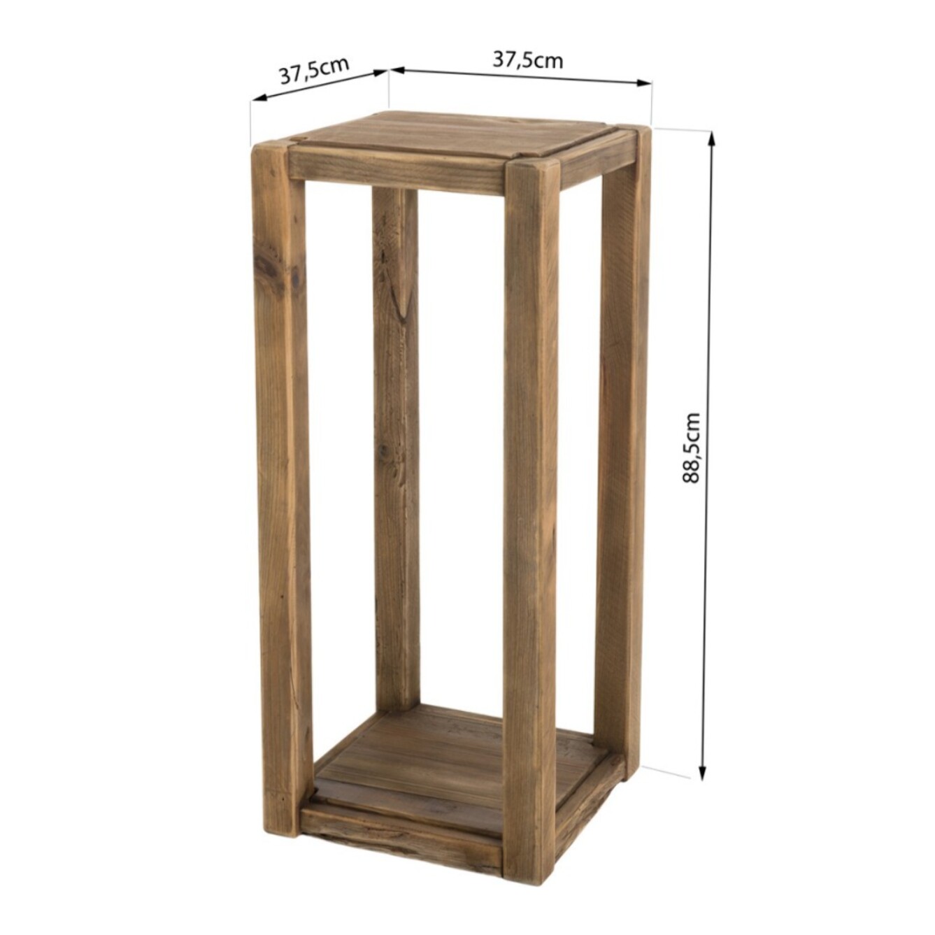 SANDY - Sellette marron bois Pin recyclé