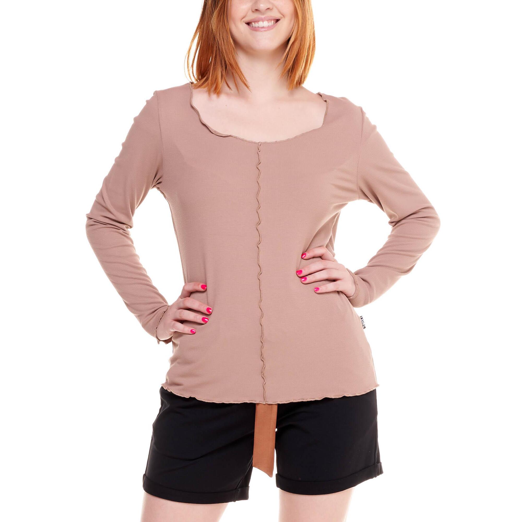 Camiseta de manga larga para mujer Earth Tones