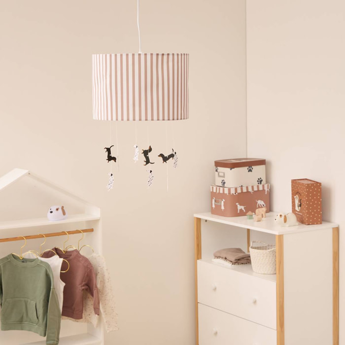 Suspension enfant Scott marron H40cm