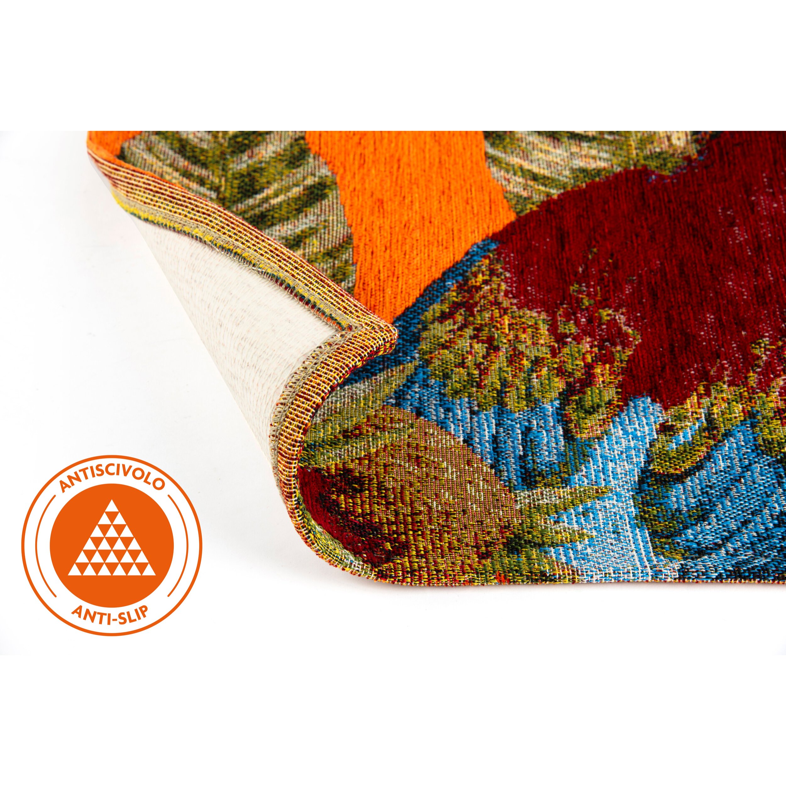 Tappeto Excelsa Havana in poliestere e cotone 45x75x0,7 cm multicolore