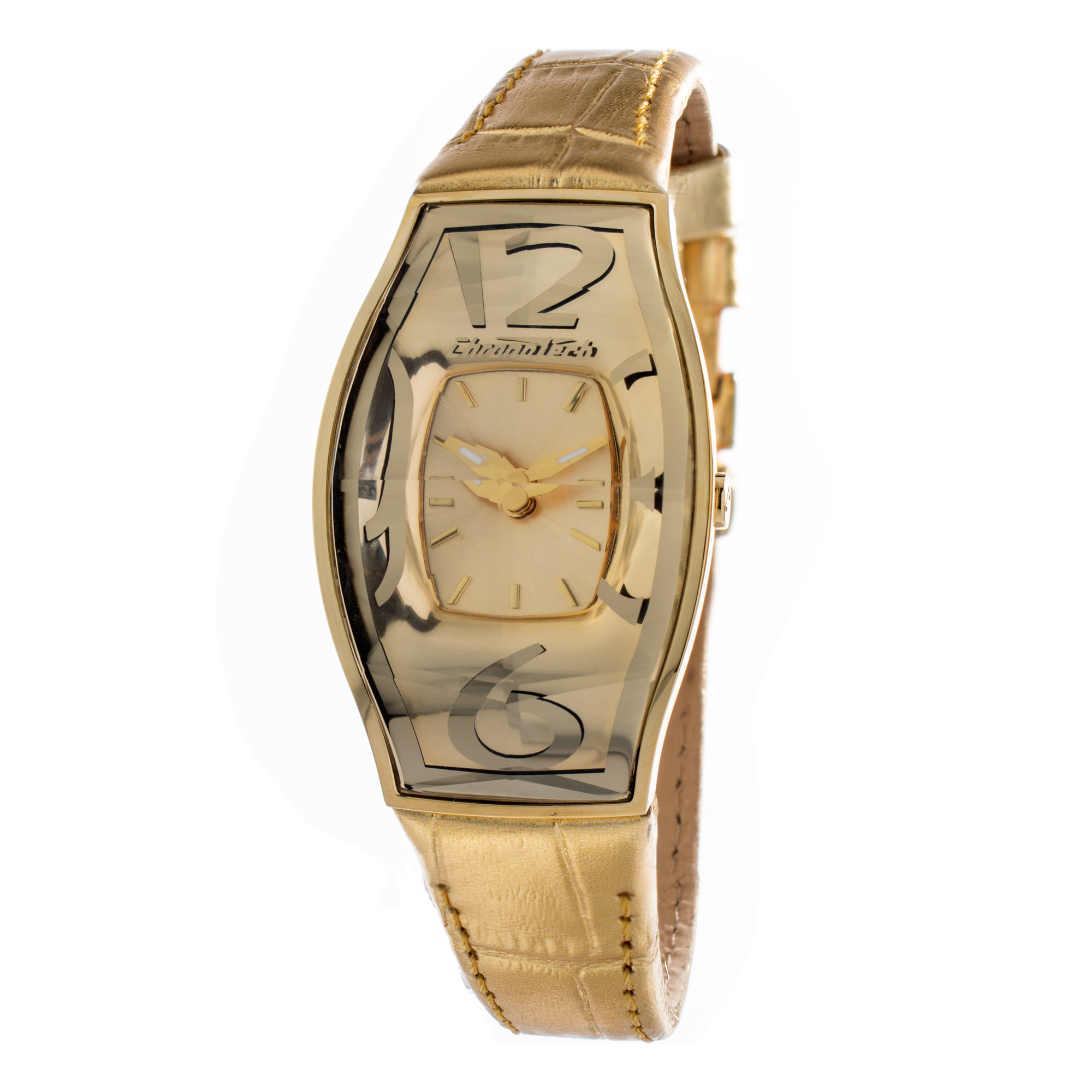 Reloj Chronotech CT7932L-65 Mujer Analogico Cuarzo con Correa de Piel