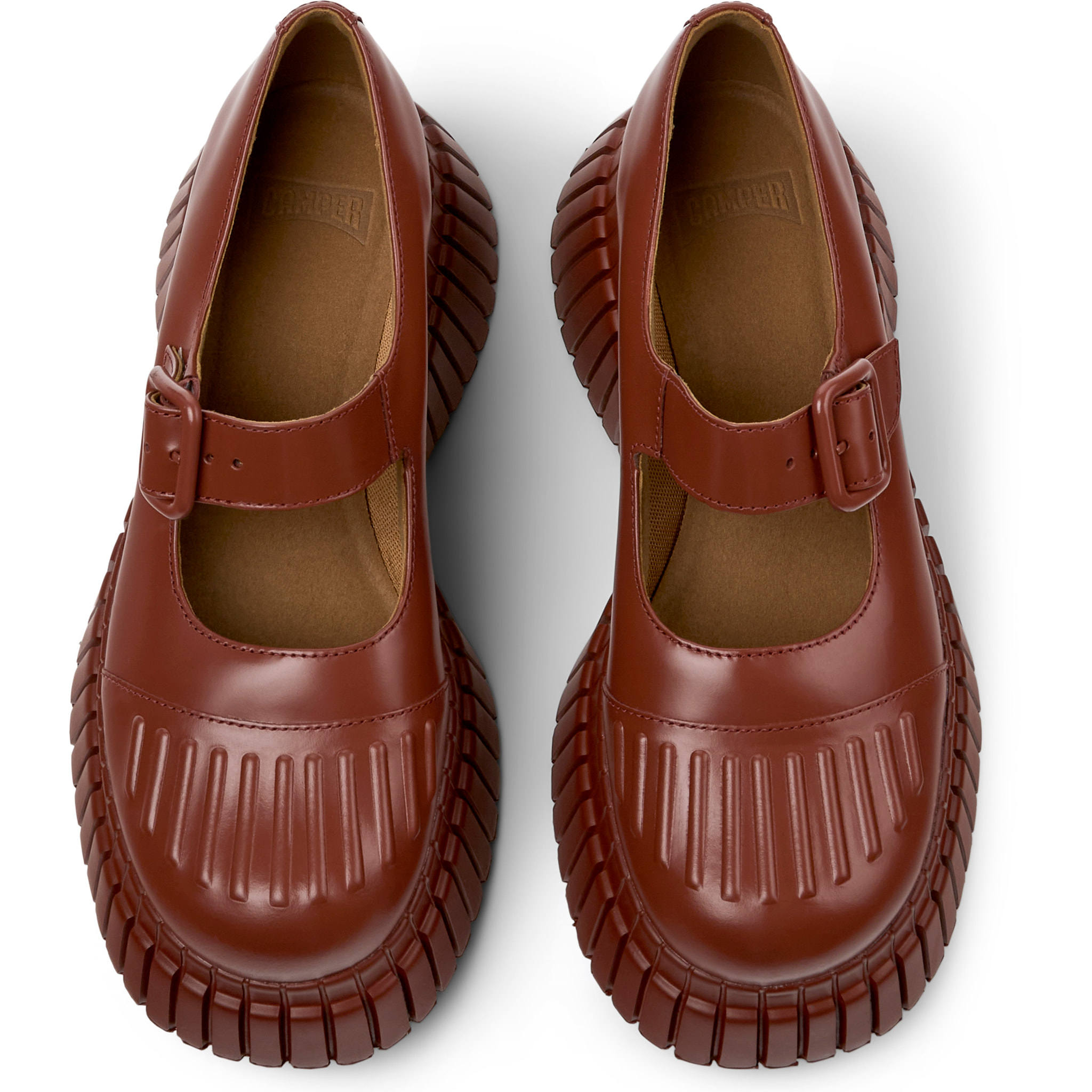 Ballerini - CAMPER BCN - Rosso - Pelle liscia