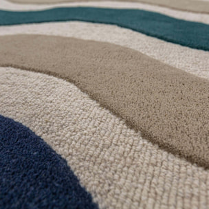 Tapis en laine festonné CASCADE