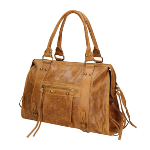 Borsa a spalla da donna - Modello Clara - Vera pelle - 41.0 x 28.0 x 13.0 cm