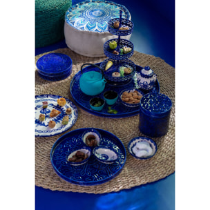 J-Line Set De 2 Boites Pag Metal Bleu