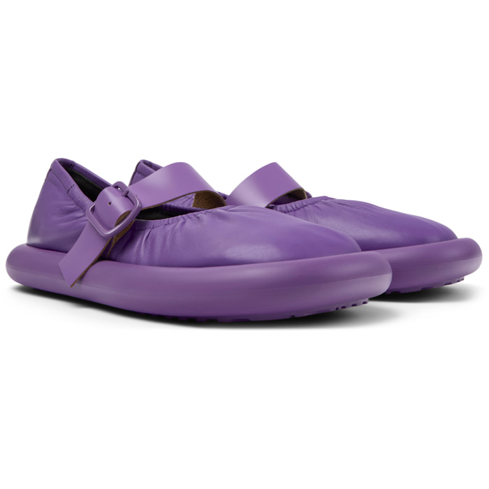 Bailarinas - CAMPER Aqua - Violeta - Cuero liso