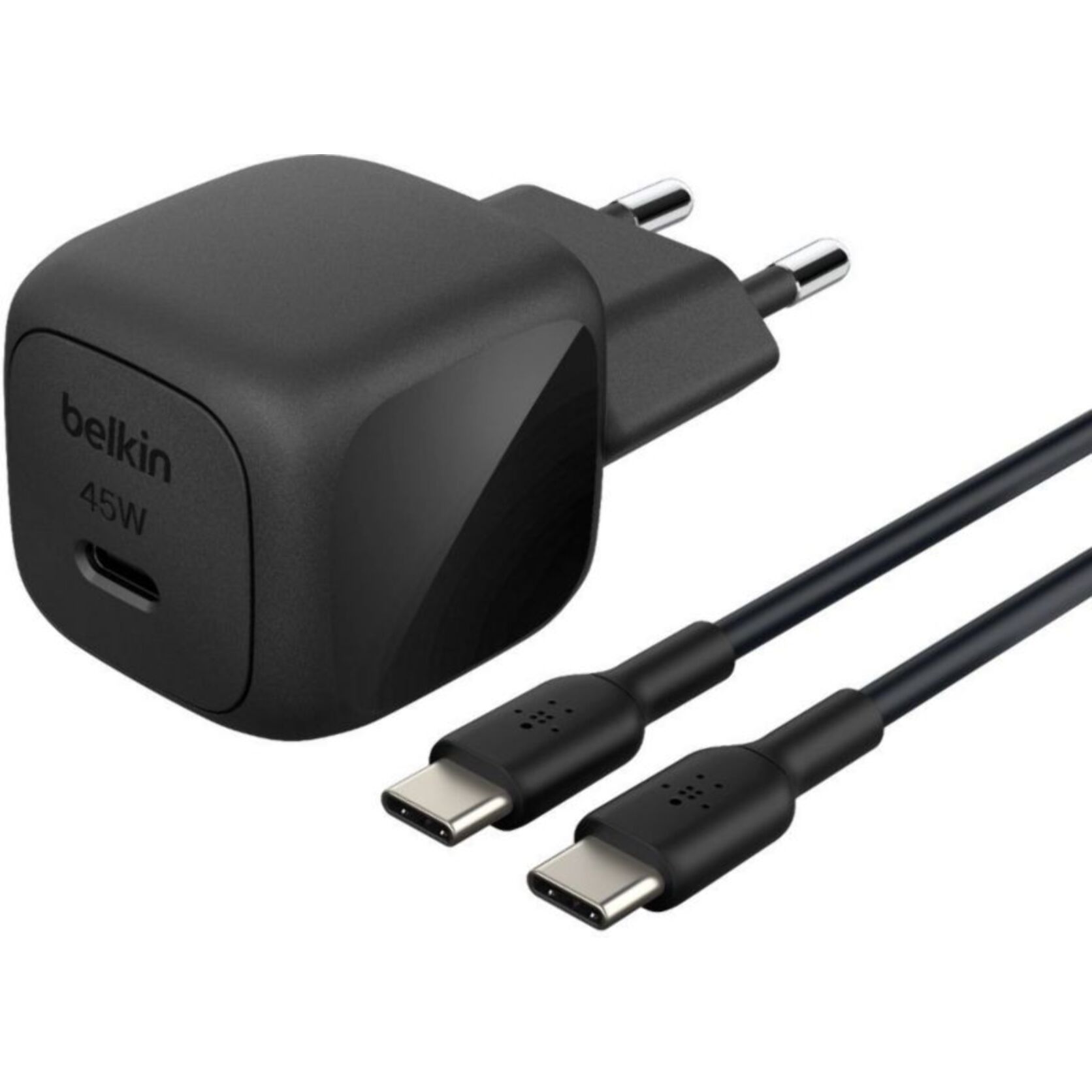 Chargeur BELKIN 45W USB Power delivery & cable 1M Noir